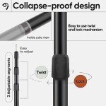 Adjustable Aluminum Camping Tarp Poles - Set of 2