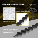Spiral Tent Stakes for Beach and Camping - 6 Pack
