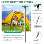 Eurmax Heavy Duty Tent Stakes and Ropes Set