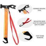 Lightweight Carbon Steel Camping Hammer - 12
