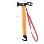 Lightweight Carbon Steel Camping Hammer - 12