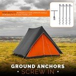 MightyPhine 12" Steel Ground Anchors - Set of 4