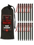 Wise Owl Heavy Duty Tent Stakes - 12pk or 16pk