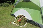 ABCCANOPY Heavy-Duty 11” Tent Stakes with Ropes
