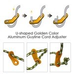 GEERTOP Ultralight Tent Guy Lines with Tensioners