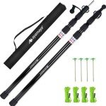 AYAMAYA Telescoping Tarp Poles - Set of 2