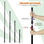 AYAMAYA Telescoping Tarp Poles - Set of 2