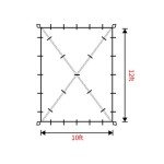 Gold Armour Waterproof Rainfly Tarp for Camping