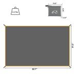 Lightweight Multifunctional Camping Tarp with Carry Bag