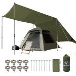 Large Waterproof Camping Tarp with UV Protection