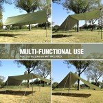 Large Waterproof Camping Tarp with UV Protection
