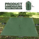 Lightweight Waterproof Hammock Rain Fly Tarp 10x10ft