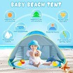 Monobeach Portable Baby Beach Tent with UV Protection