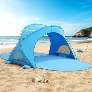 Raynesys Portable Beach Tent with UV Protection