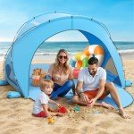 Raynesys Portable Beach Tent with UV Protection