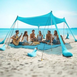 WILDPATH Portable Beach Tent with Sun Protection
