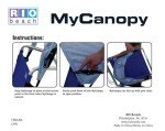 Navy Sun Shade for MyCanopy Personal Chair