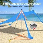 Beach Canopy Tent with UPF 50+ UV Protection