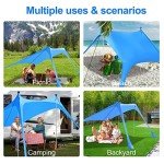 Beach Canopy Tent with UPF 50+ UV Protection
