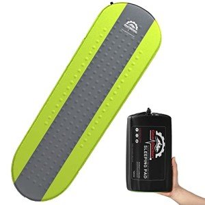Self-Inflating Camping Sleeping Pad with 4.3 R Insulation