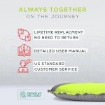 Self-Inflating Camping Sleeping Pad with 4.3 R Insulation