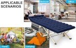 Portable Camping Cot with Mattress for Adults and Kids