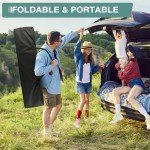 Heavy-Duty Portable Camping Cot with Mattress