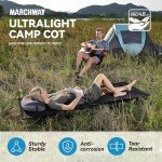 MARCHWAY Ultralight Folding Camping Cot Bed