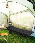 Heavy-Duty Double Layer Camping Cot with Pockets