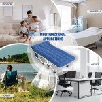 GETOVIN Heavy-Duty Camping Cot with Thick Pad