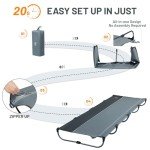 Timber Ridge Quick Setup Lightweight Camping Cot
