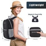 ZOMAKE 20L Ultra Lightweight Hiking Backpack - Black