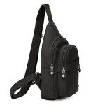 Women's Small Crossbody Sling Backpack - Black
