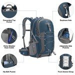 40L Waterproof Hiking Backpack with Rain Cover