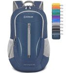 ZOMAKE Lightweight 25L Foldable Backpack - Navy Blue