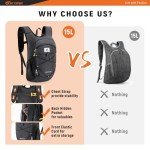 SKYSPER 15L Lightweight Foldable Hiking Backpack