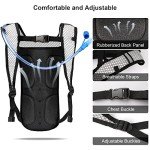 Lightweight Hydration Backpack with 2L Bladder - 2 Pack