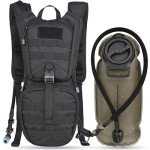 MARCHWAY Tactical Hydration Pack With 3L Bladder