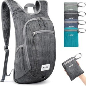 G4Free Lightweight Packable Hiking Backpack 10L/15L
