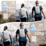 Foldable 15L Hiking Backpack for Travel & Camping