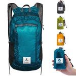 4Monster Lightweight Water-Resistant Hiking Daypack (Blue)