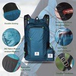 4Monster Lightweight Water-Resistant Hiking Daypack (Blue)