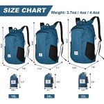 4Monster Lightweight Water-Resistant Hiking Daypack (Blue)