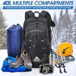 40L Waterproof Lightweight Hiking Backpack for Camping