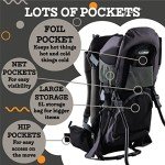 Comfortable Baby Backpack Carrier with Diaper Pad