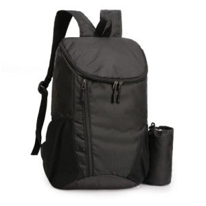 Lightweight Waterproof Hiking Backpack - Packable Black
