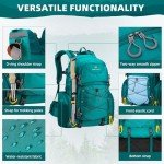 Waterproof 40L Hiking Backpack with Rain Cover