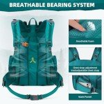 Waterproof 40L Hiking Backpack with Rain Cover