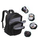Versatile Water-Resistant Backpack for Travel and School