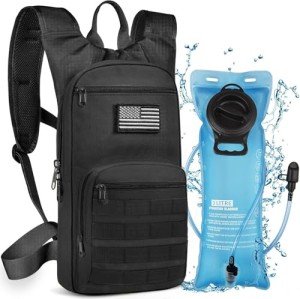 NOOLA 3L Tactical Hydration Backpack - Black